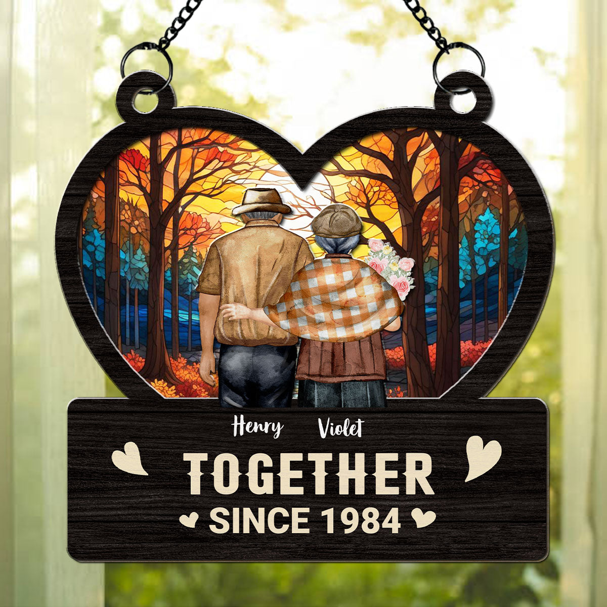 Together Love - Personalized Custom Suncatcher