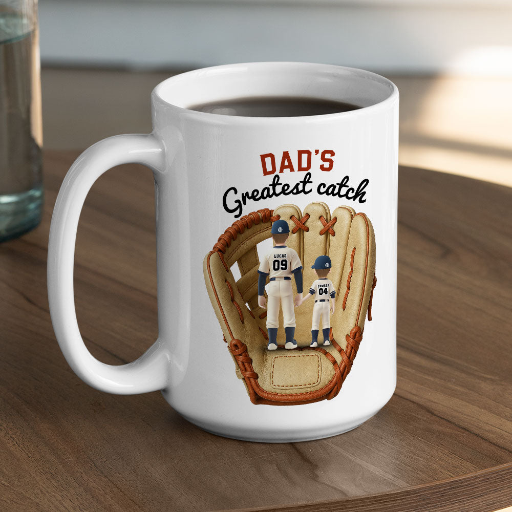 Greatest Catch - Personalized Custom Coffee Mug