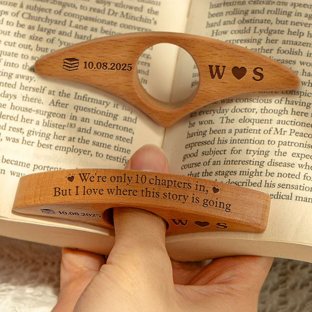 Just One More Chapter - Personalized Custom Book Page Holder