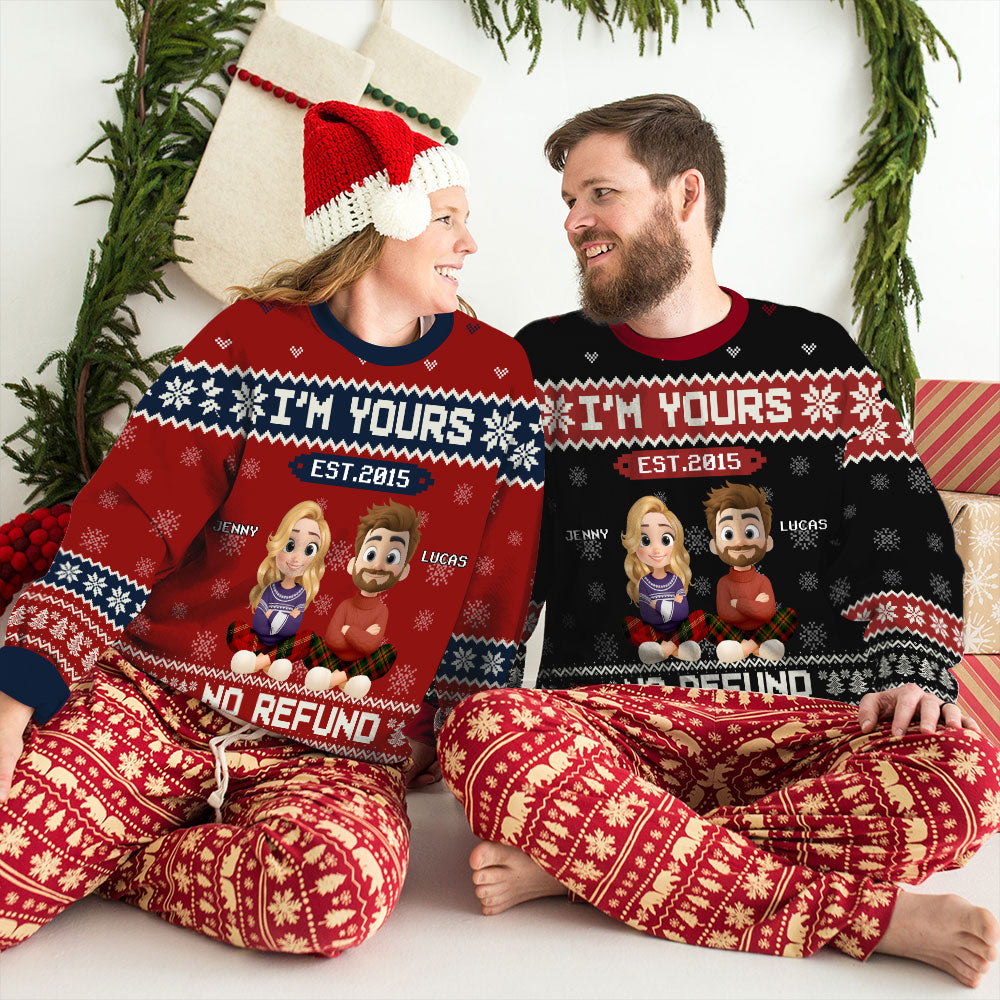 No Return I Am Yours - Personalized Custom All-Over-Print Sweatshirt