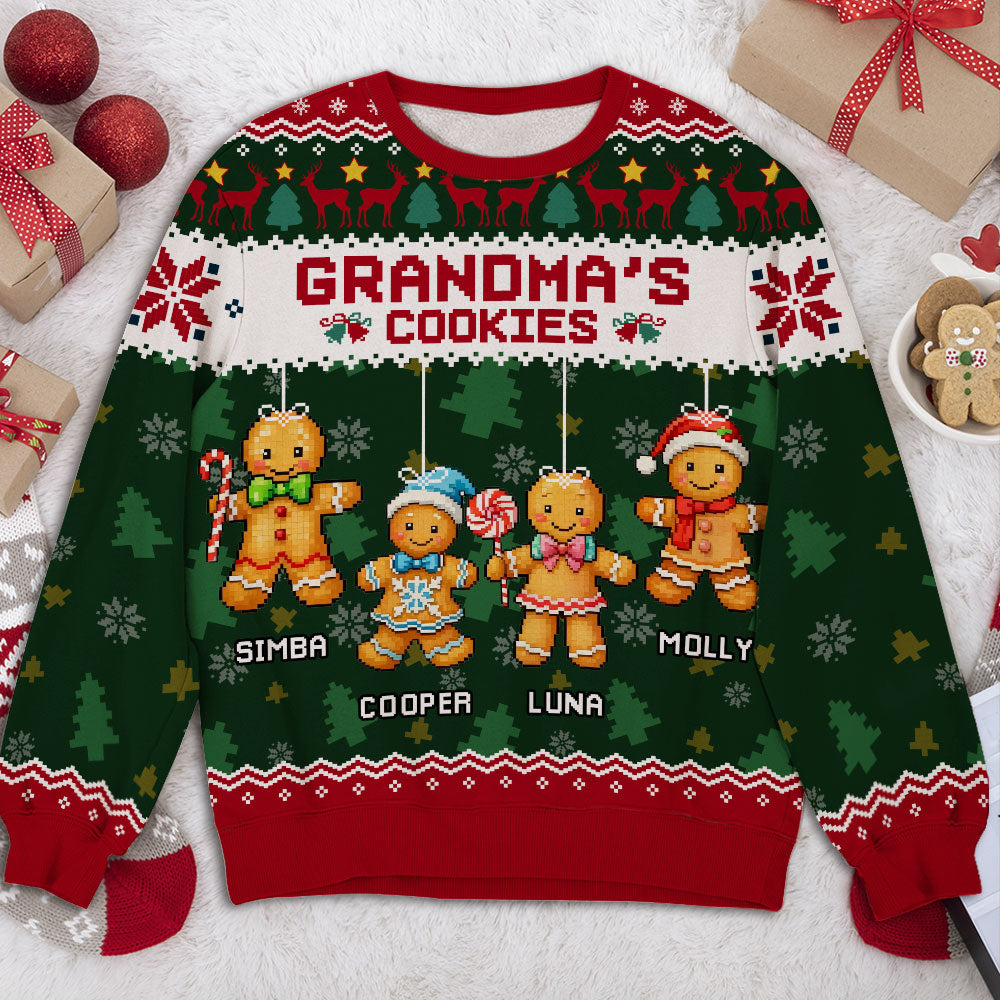 Grandma Cookies - Personalized Custom All-Over-Print Sweatshirt