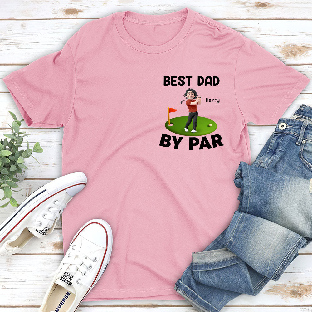 Best Dad And Kid By Par - Personalized Custom T-shirt And Onesie