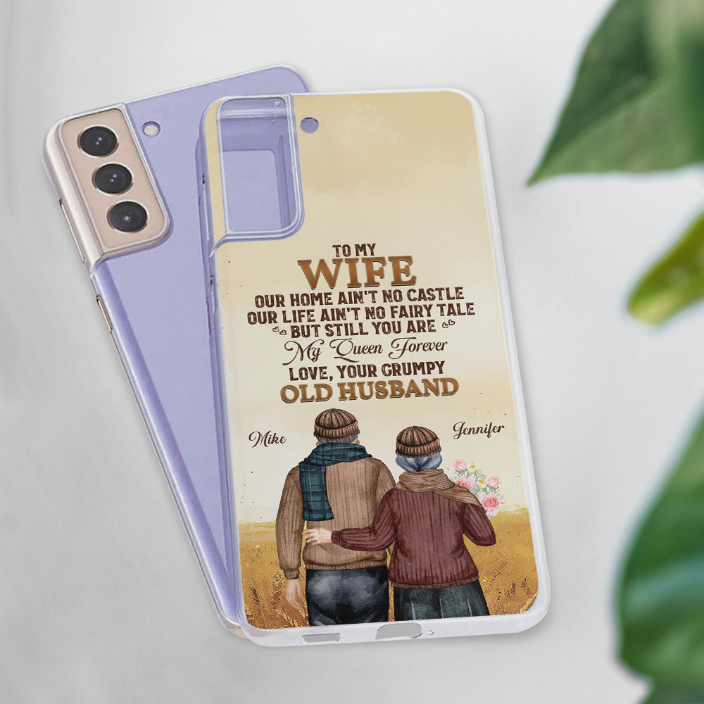 To My Wife You Are My Queen Forever - Personalized Custom Phone Case