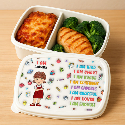 Kind Smart Loved - Personalized Custom Lunch Box