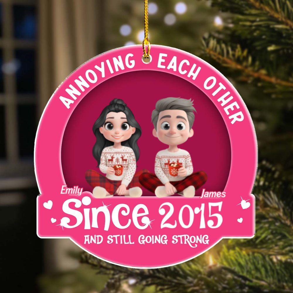 Love You Forever - Personalized Custom Acrylic Ornament