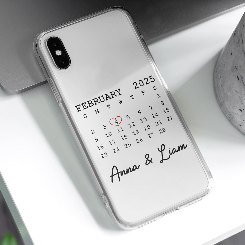 Save The Date Forever - Personalized Custom Phone Case