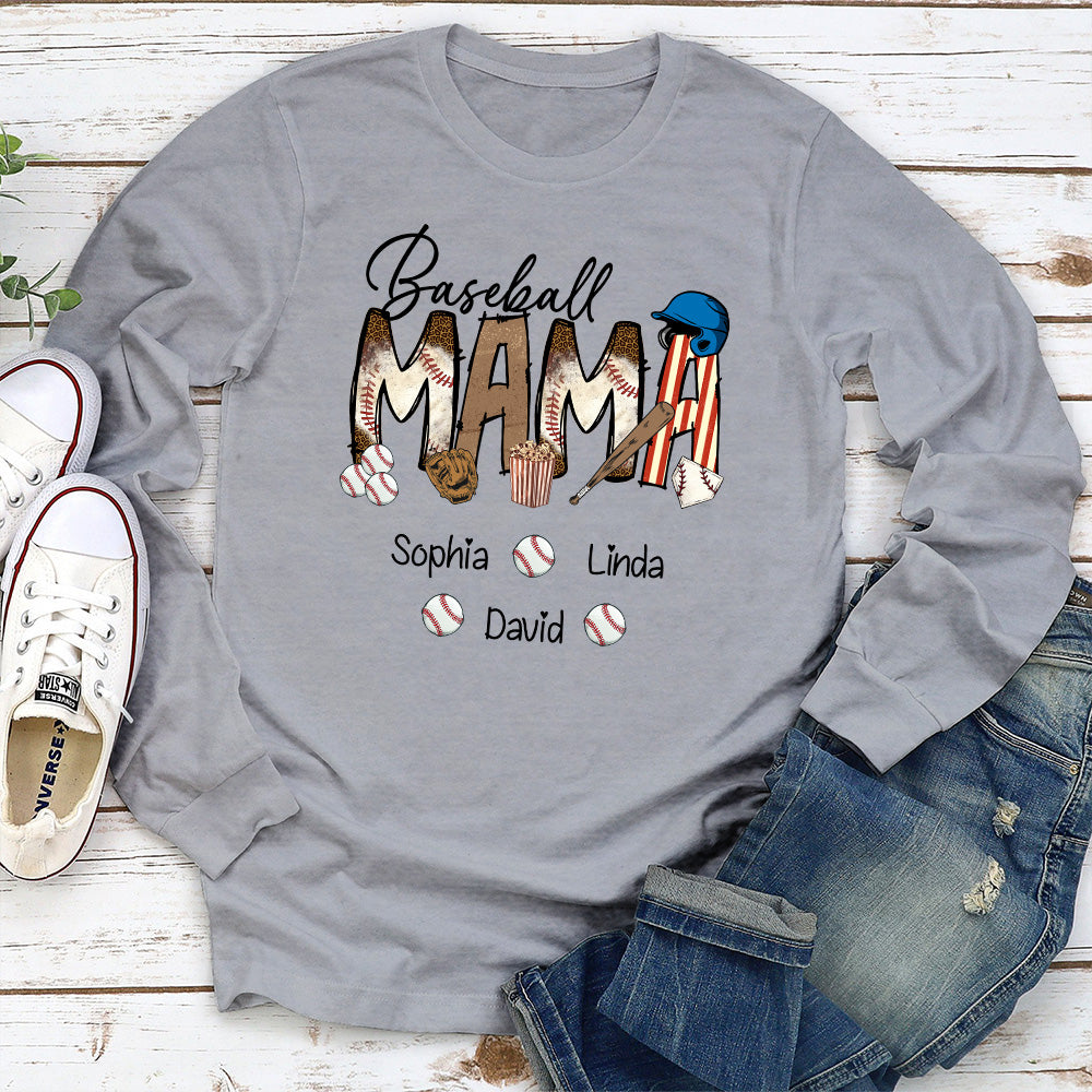 Baseball Mama - Personalized Custom Shirt