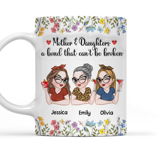 Mom You Are Loved Every Day - Personalized Custom 3D Inflated Effect Mug