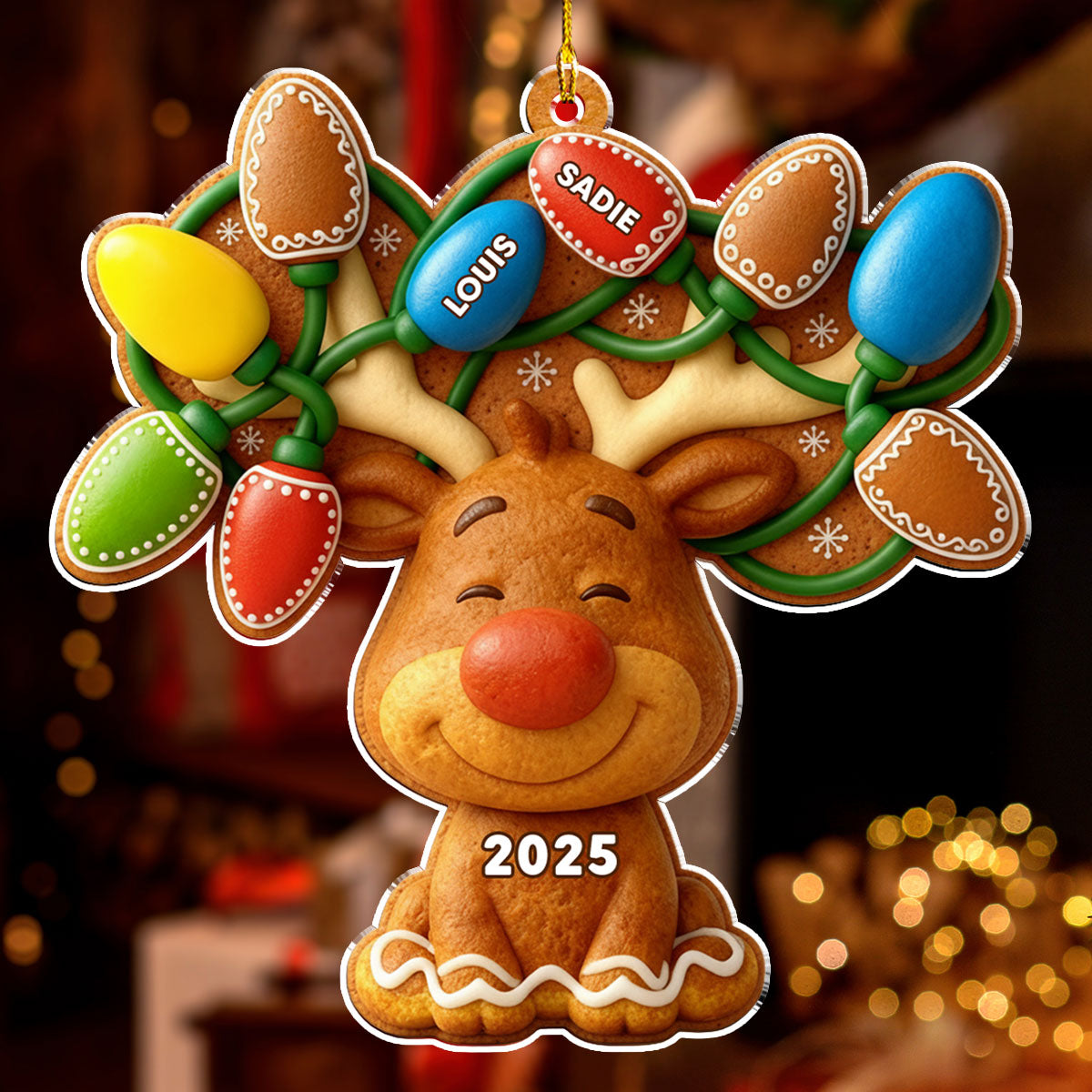 Our Reindeer Crew - Personalized Custom Acrylic Ornament