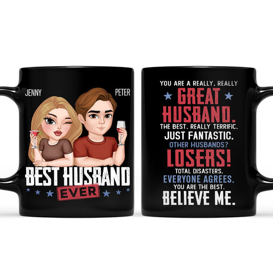 You Are A Really Really Great Husband - Personalized Custom Coffee Mug