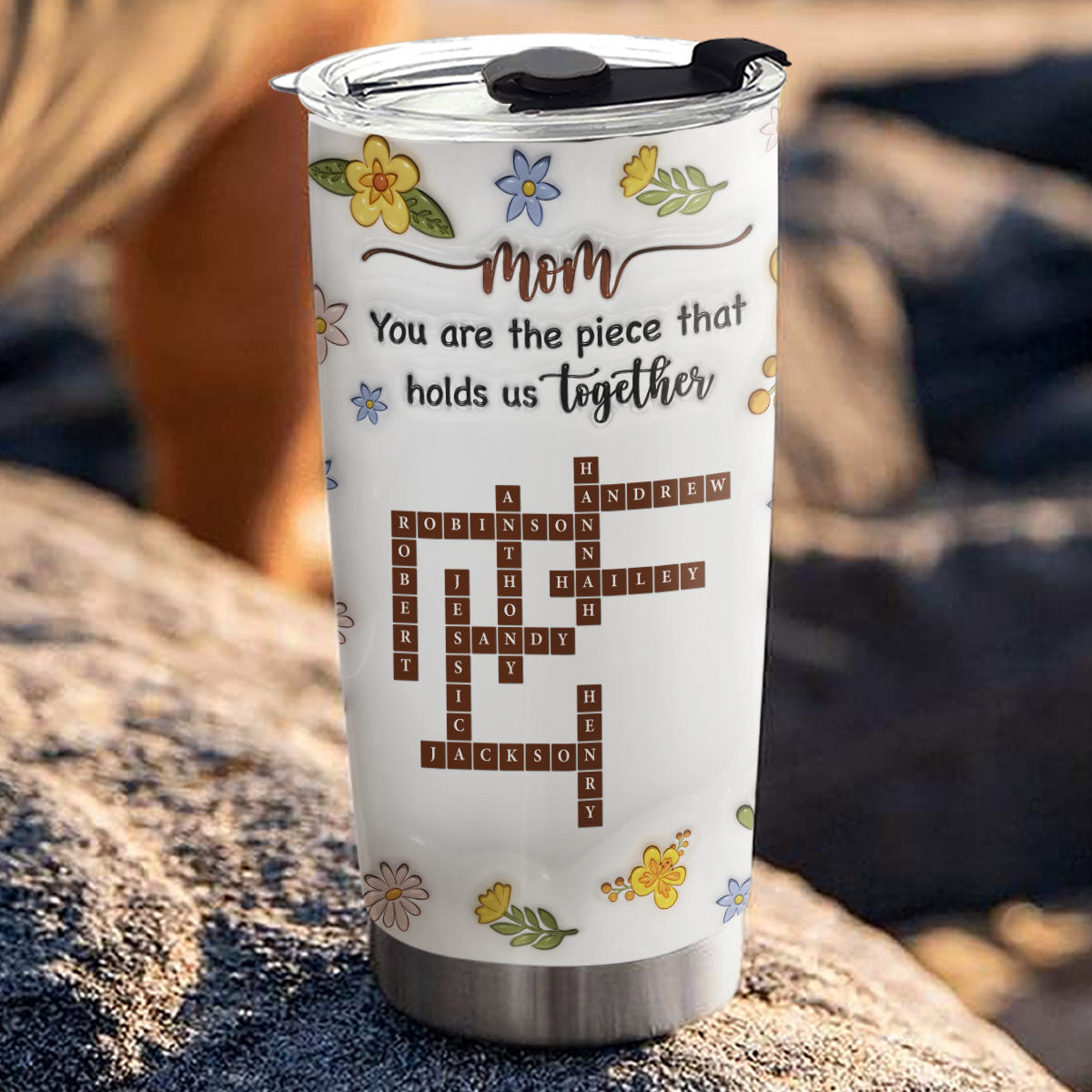 You Are A Special Piece Mom - Personalized Custom 3D Inflated Effect Tumbler