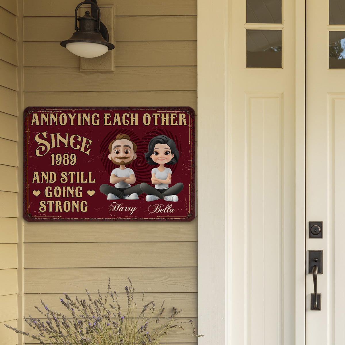 Together Forever - Personalized Custom Metal Sign