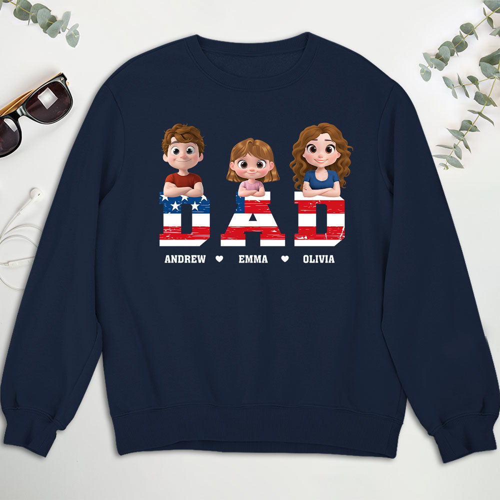 Papa Is The Best - Personalized Custom Shirt