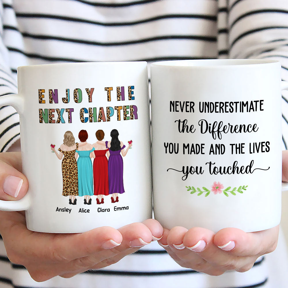 Enjoy The Next Chapter - Personalized Custom Coffee Mug