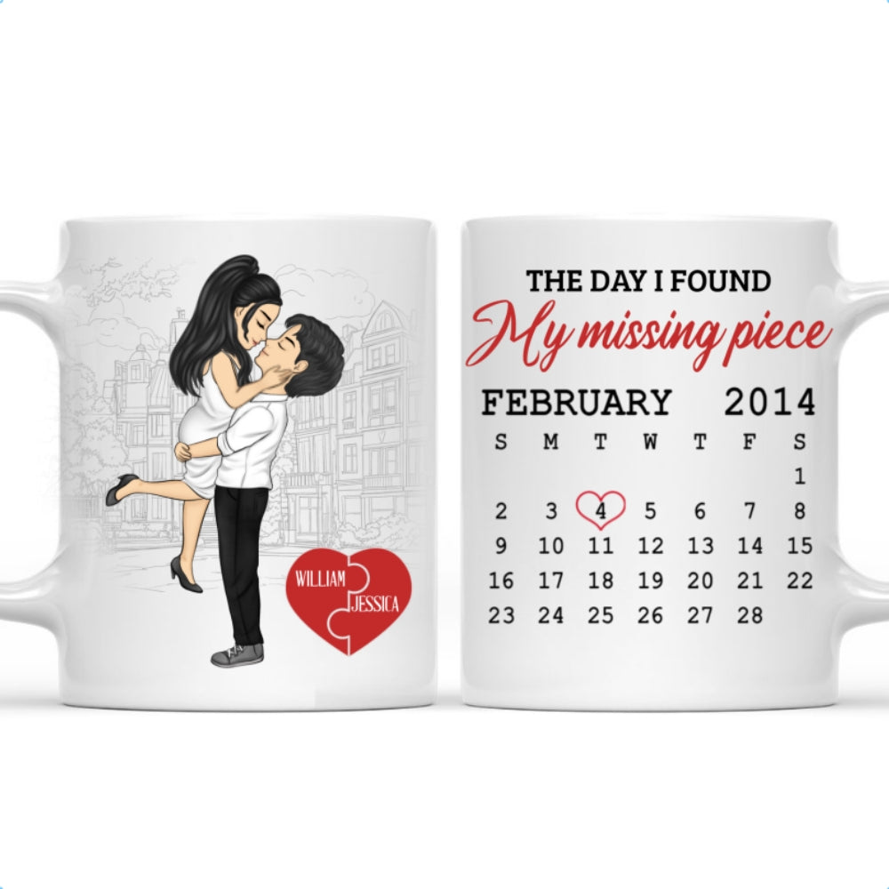 I Found My Piece - Personalized Custom Coffee Mug