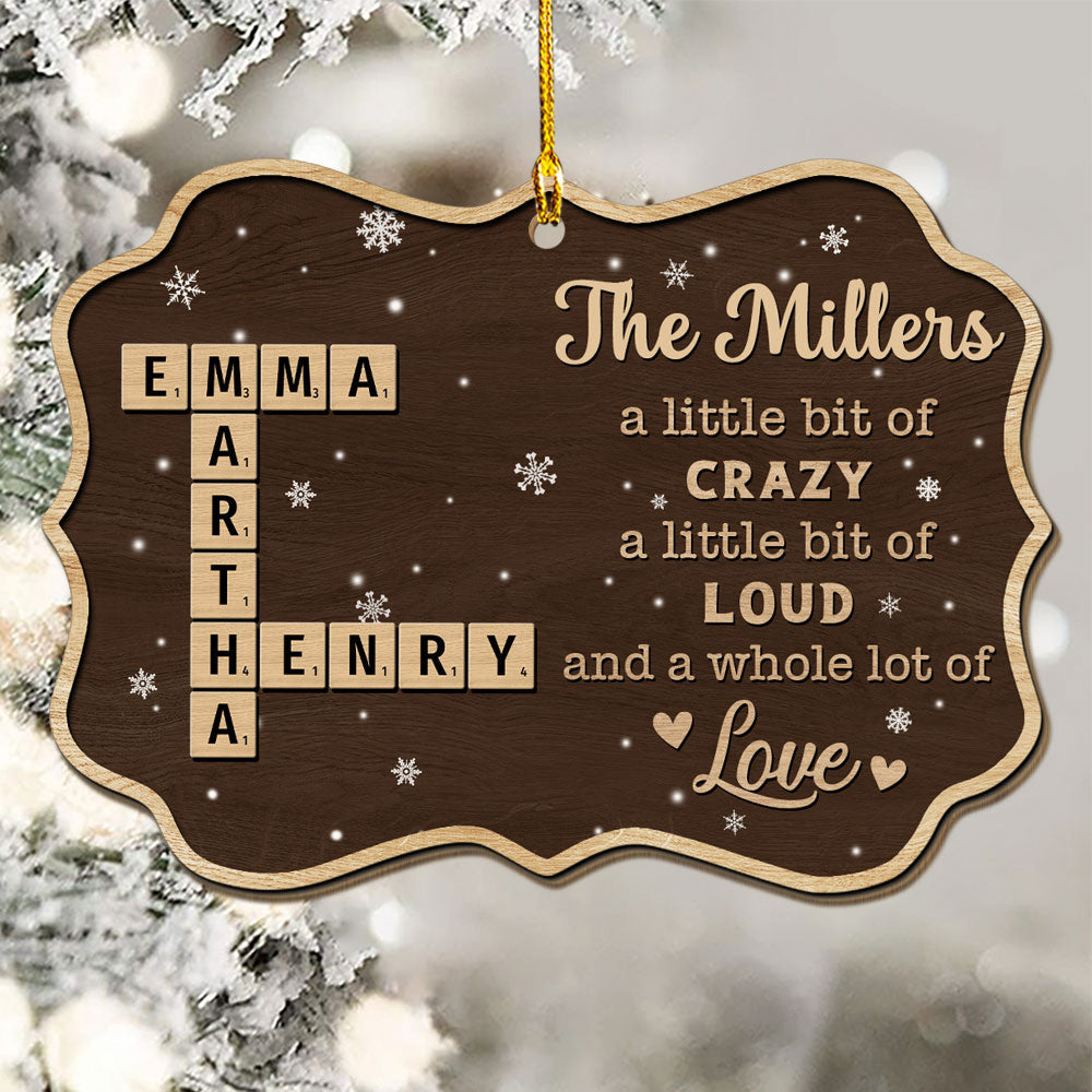 This Is My Family - Personalized Custom Wood Ornament