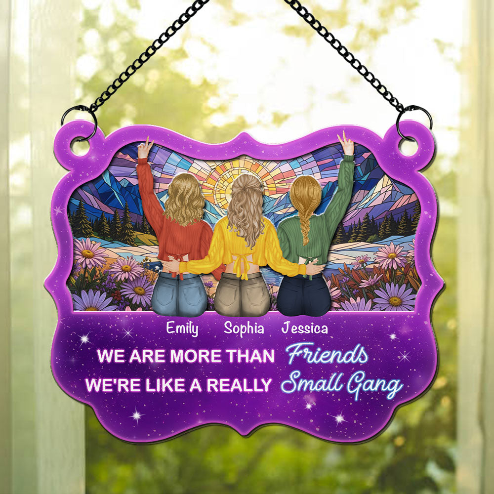 Small Gang - Personalized Custom Suncatcher