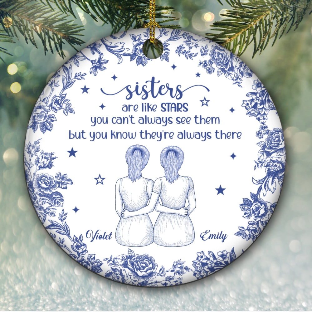 Starlight Blue - Personalized Custom Ceramic Ornament