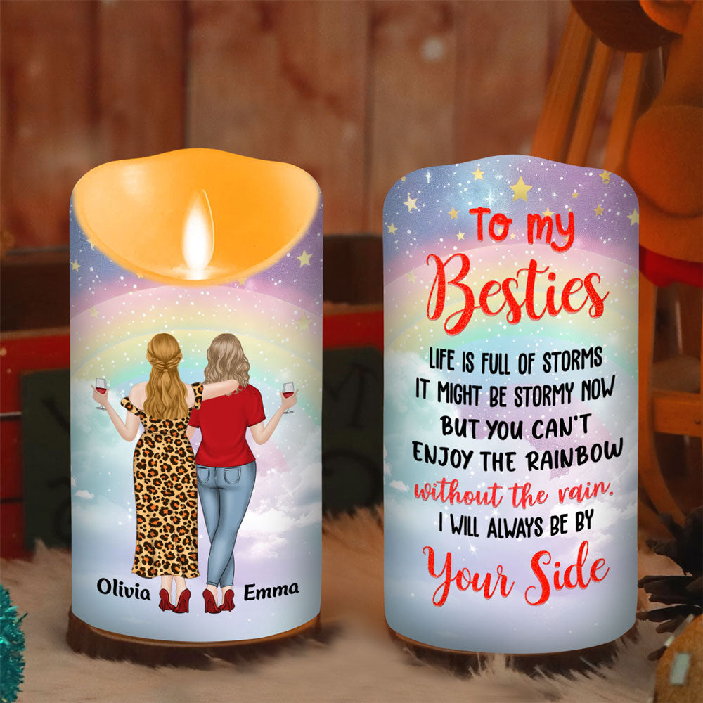 By Your Side - Personalized Custom LED Candle