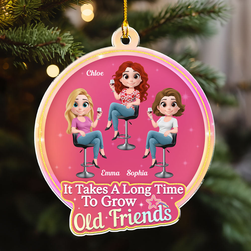 My Best Besties - Personalized Custom Acrylic Ornament