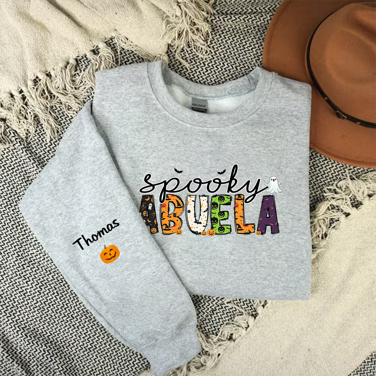 Spooky Grandma - Personalized Custom Sweatshirt