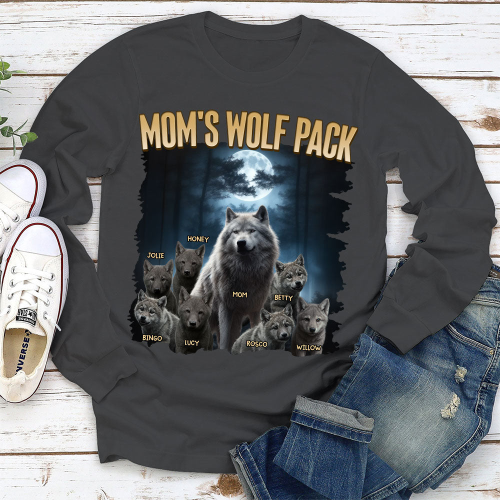 Mama Wolf Pack - Personalized Custom Shirt