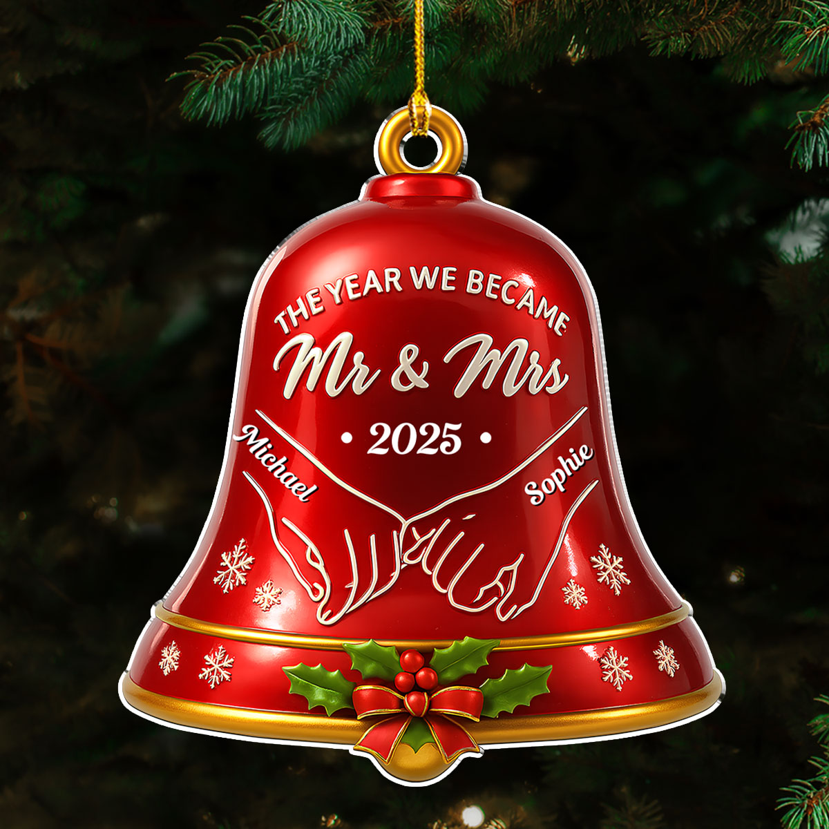 The Sound Of Cathedral - Personalized Custom 3D Effect Acrylic Ornament