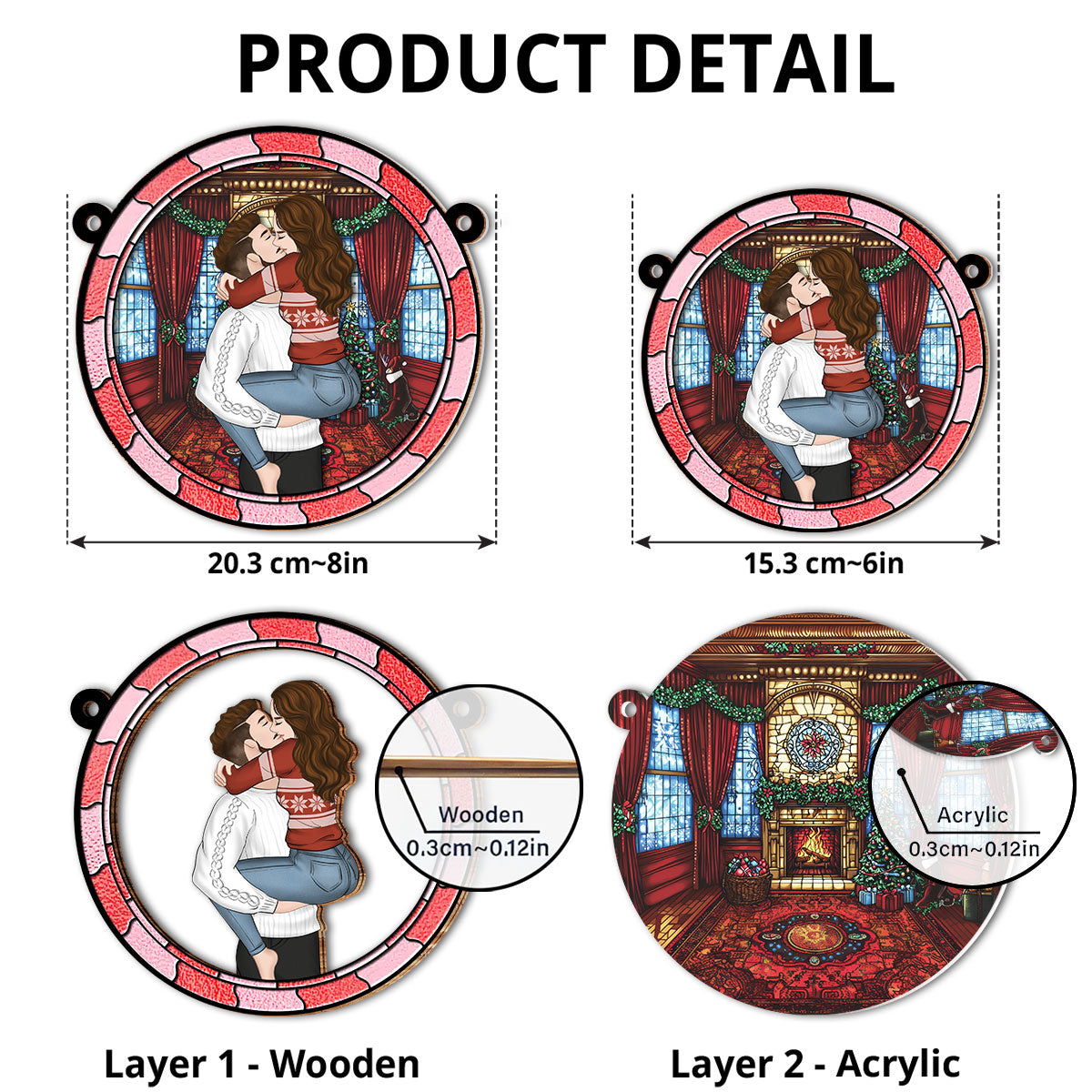 The Best Things In Life Are Better With You  - Personalized Custom Suncatcher