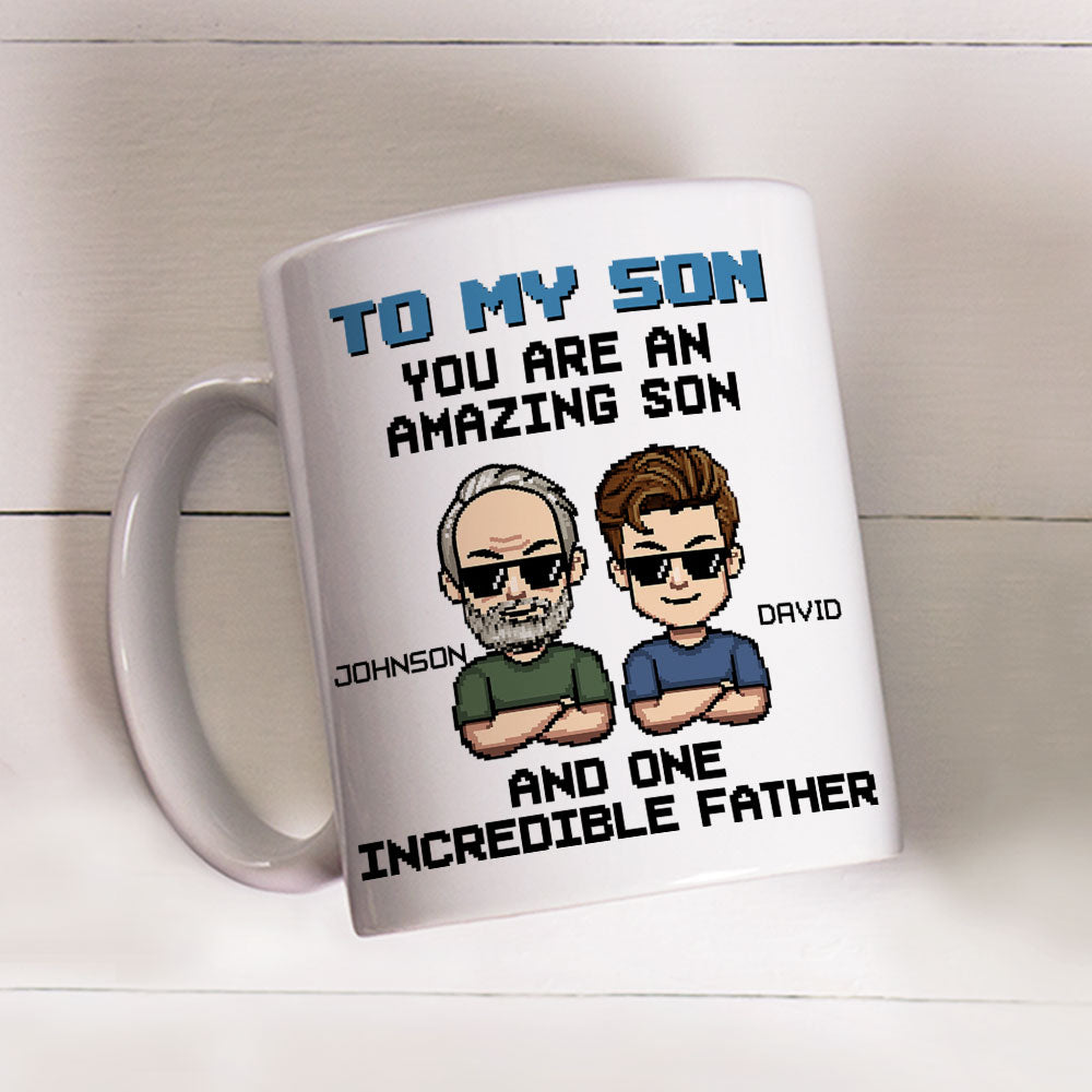 Incredible Father -  Personalized Custom Coffee Mug