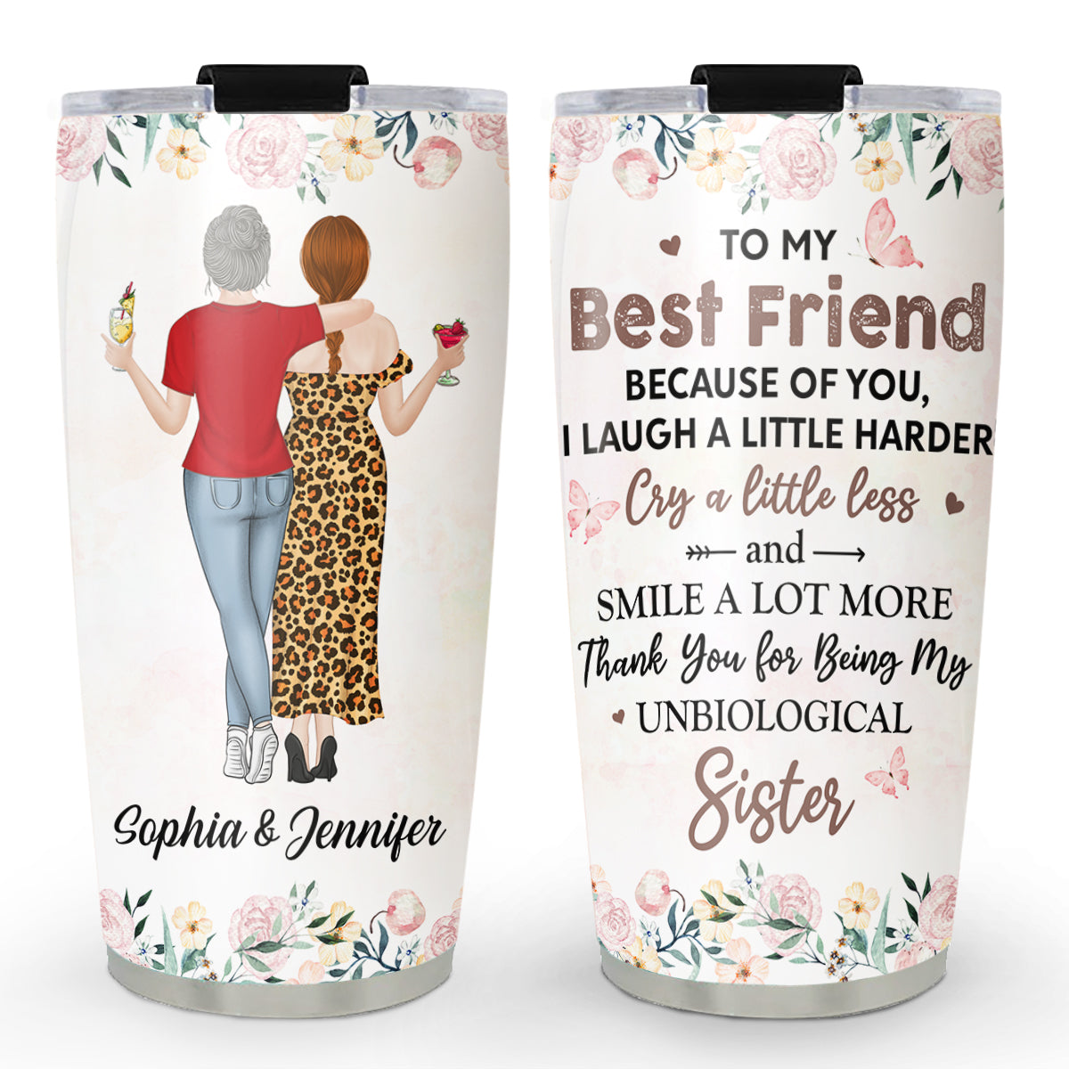 Thank You My Badass Best Friend - Personalized Custom Tumbler