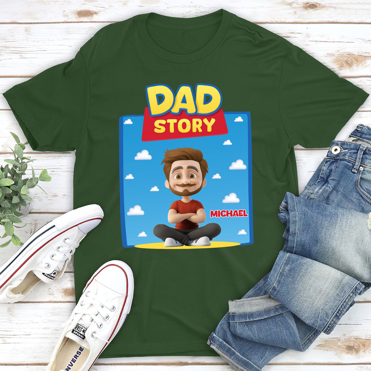 Dad Story - Personalized Custom Shirt