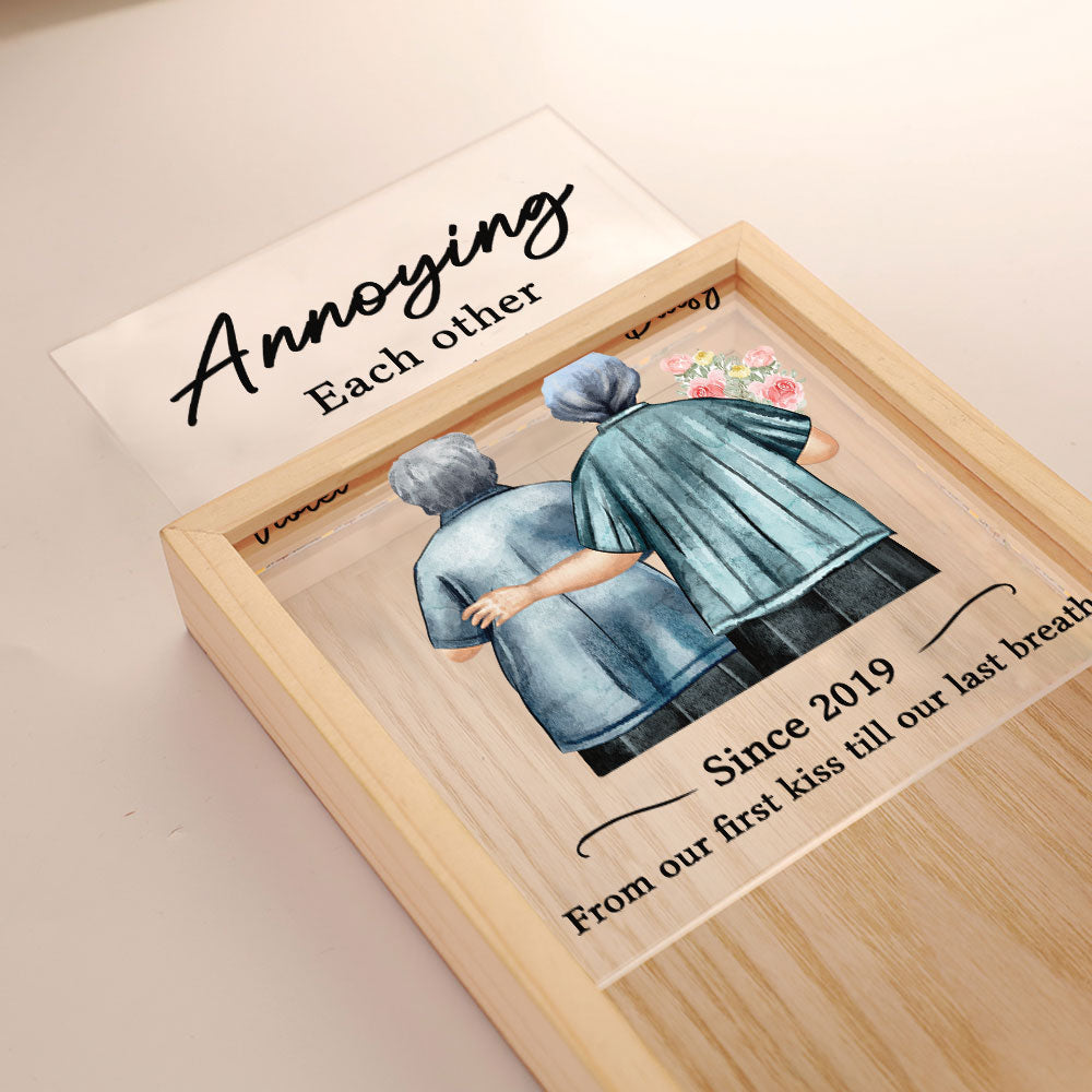 Till Our Last Breath - Personalized Custom Frame Light Box