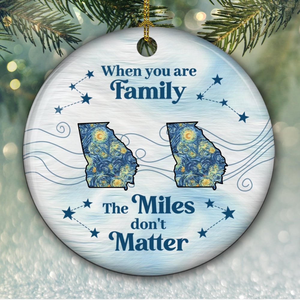 Home Is Love - Personalized Custom Ceramic Ornament