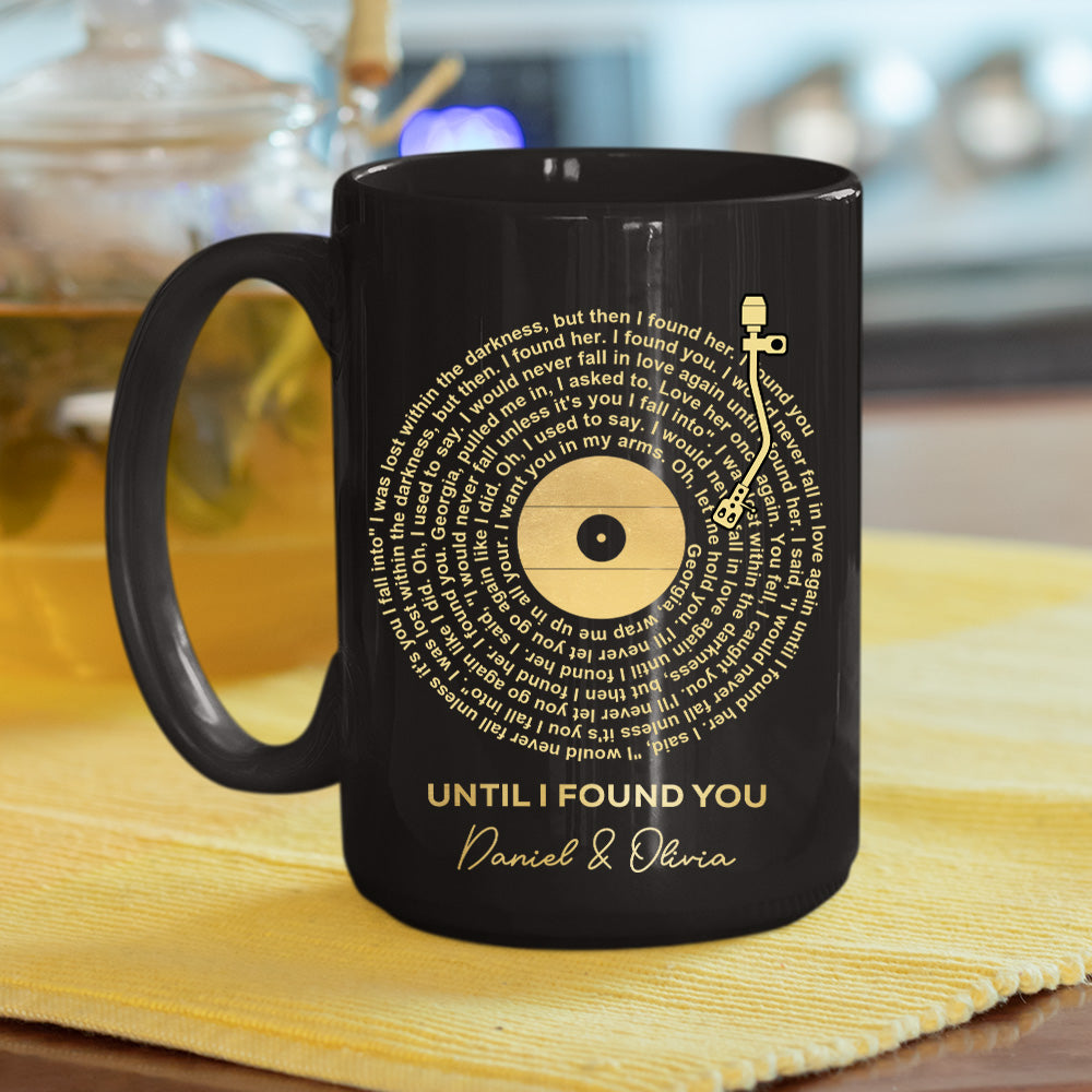 Custom Favorite Spiral Song Lyrics - Personalized Custom Coffee Mug