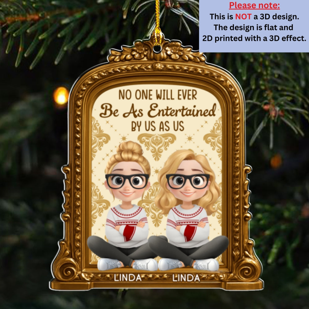 Rocking Around The Christmas Tree - Personalized Custom Acrylic Ornament