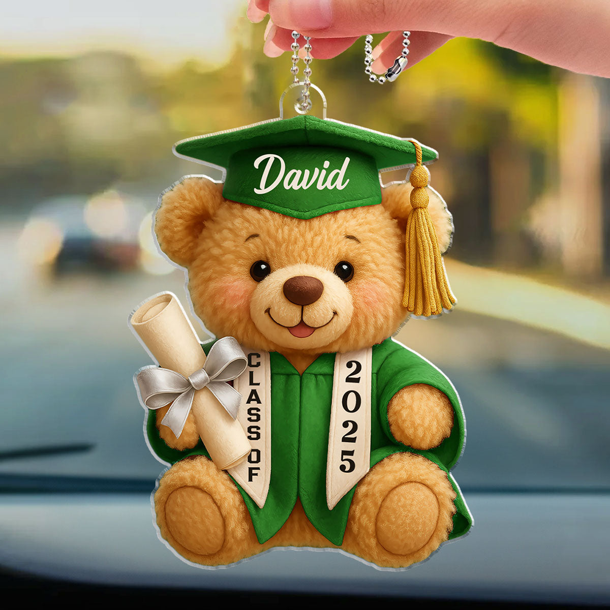 Happy Graduation - Personalized Custom Car Ornament
