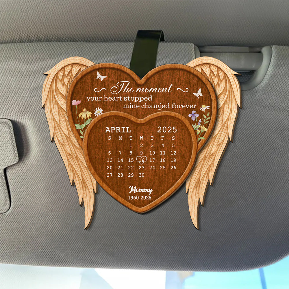The Moment - Personalized Custom Car Visor Clip
