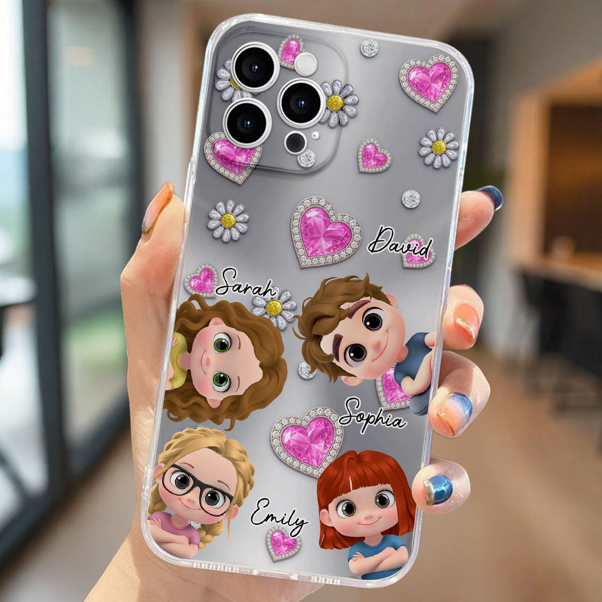 My Lovely Grandkids - Personalized Custom 3D Effect Phone Case