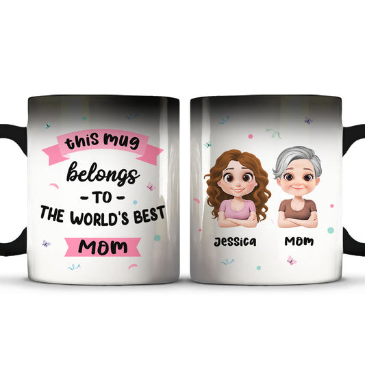 This Mug Fuels Awesome Moms - Personalized Custom Color Changing Mug