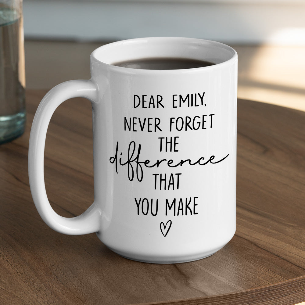 Keeping Going - Personalized Custom Coffee Mug