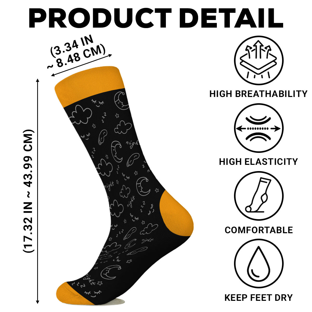 I Am Just Resting My Eyes - Personalized Custom Crew Socks