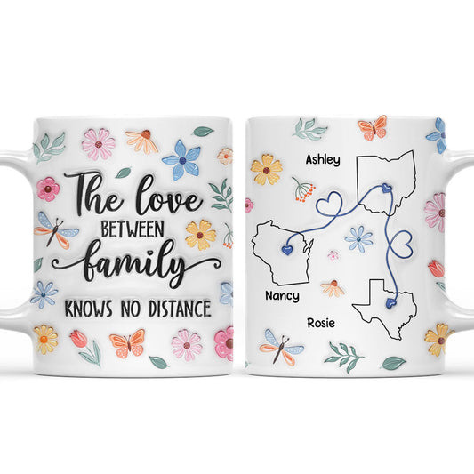 Family Bonds Last Forever Strong - Personalized Custom 3D Inflated Effect Mug
