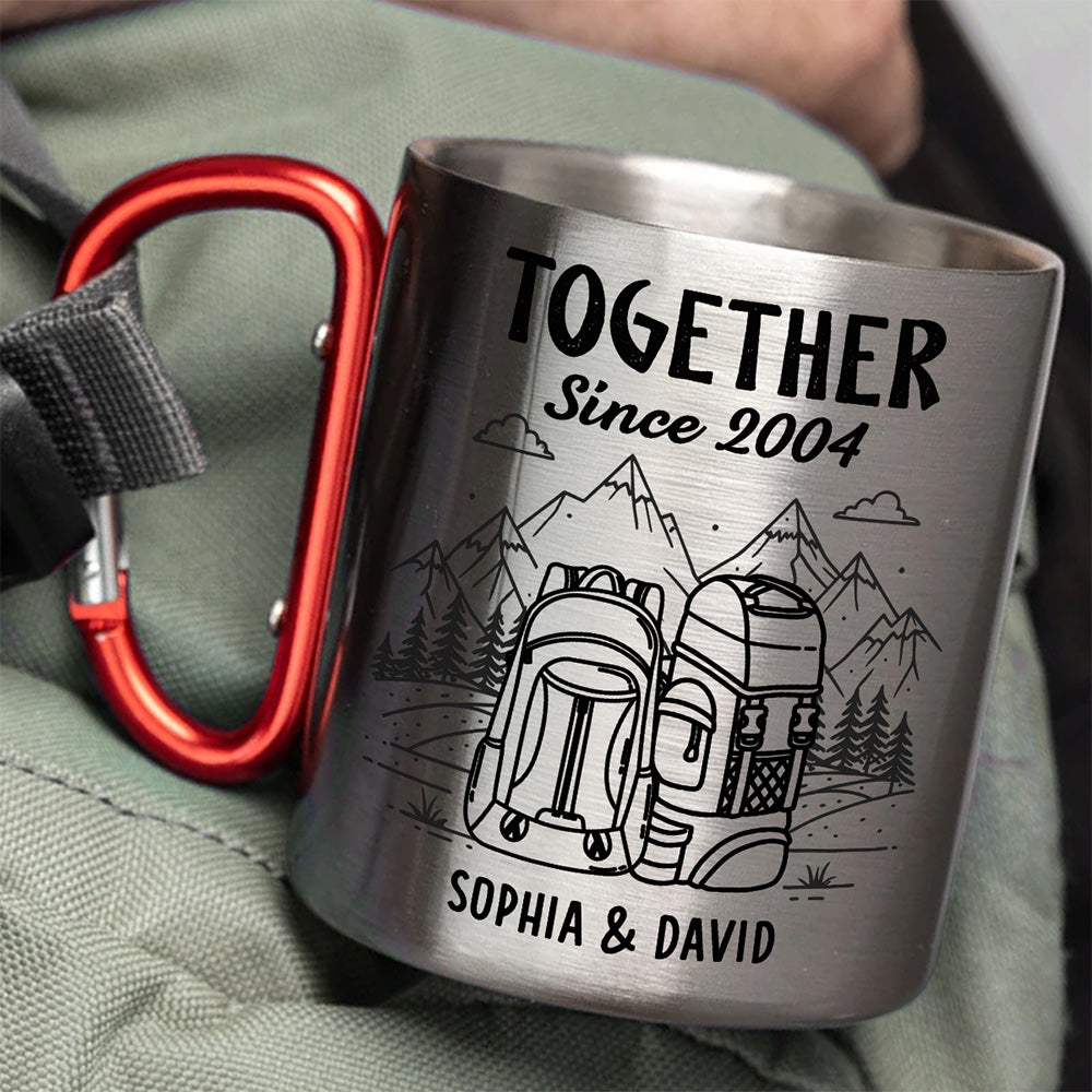 Together Since - Personalized Custom Carabiner Mug