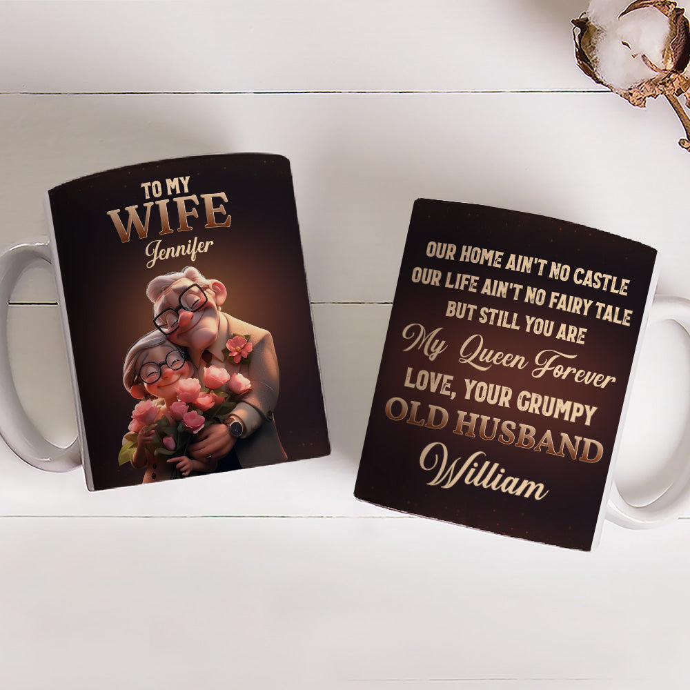 You Are My Queen Forever - Personalized Custom Coffee Mug
