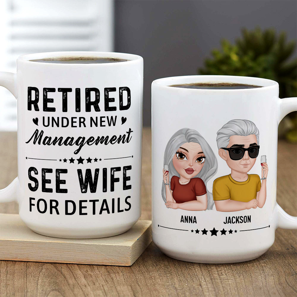 Under New Management - Personalized Custom Coffee Mug