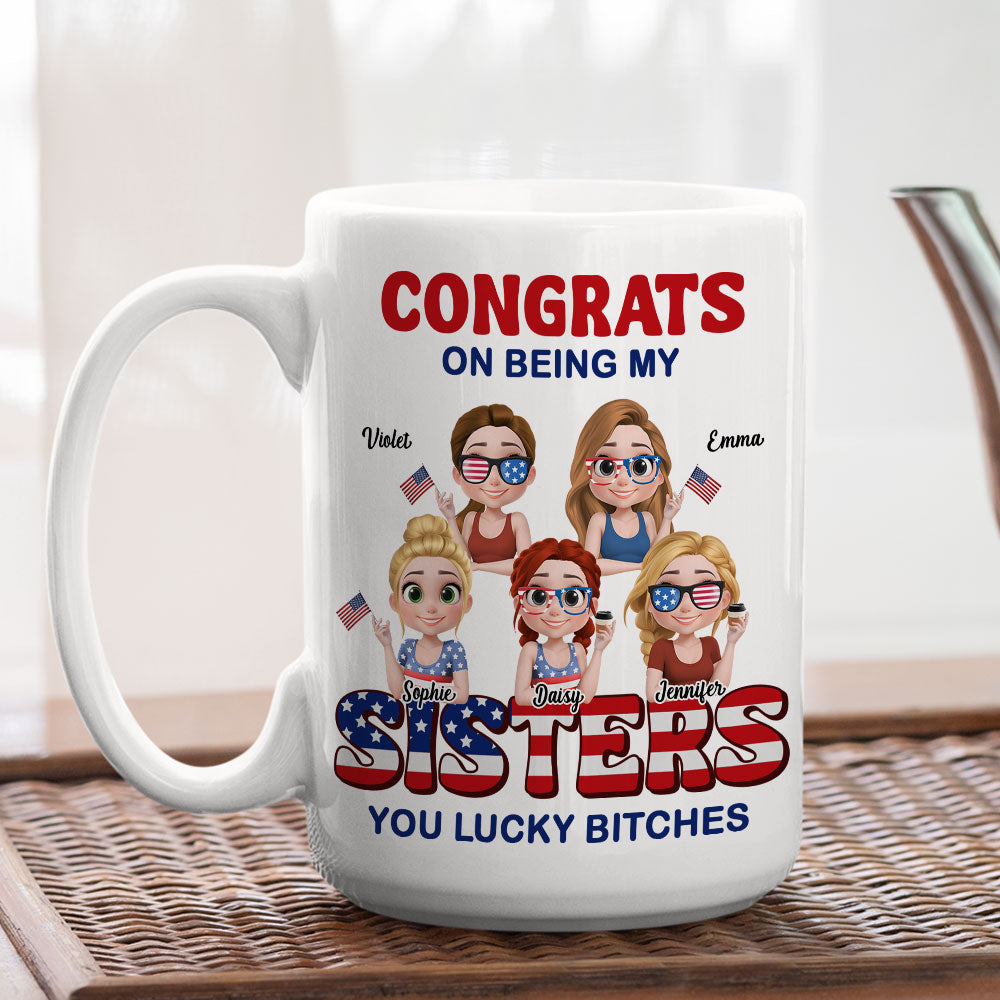 American Best Friends - Personalized Custom Coffee Mug