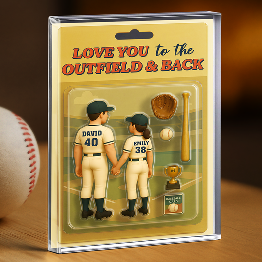 Baseball Couple - Personalized Custom Acrylic Plaque