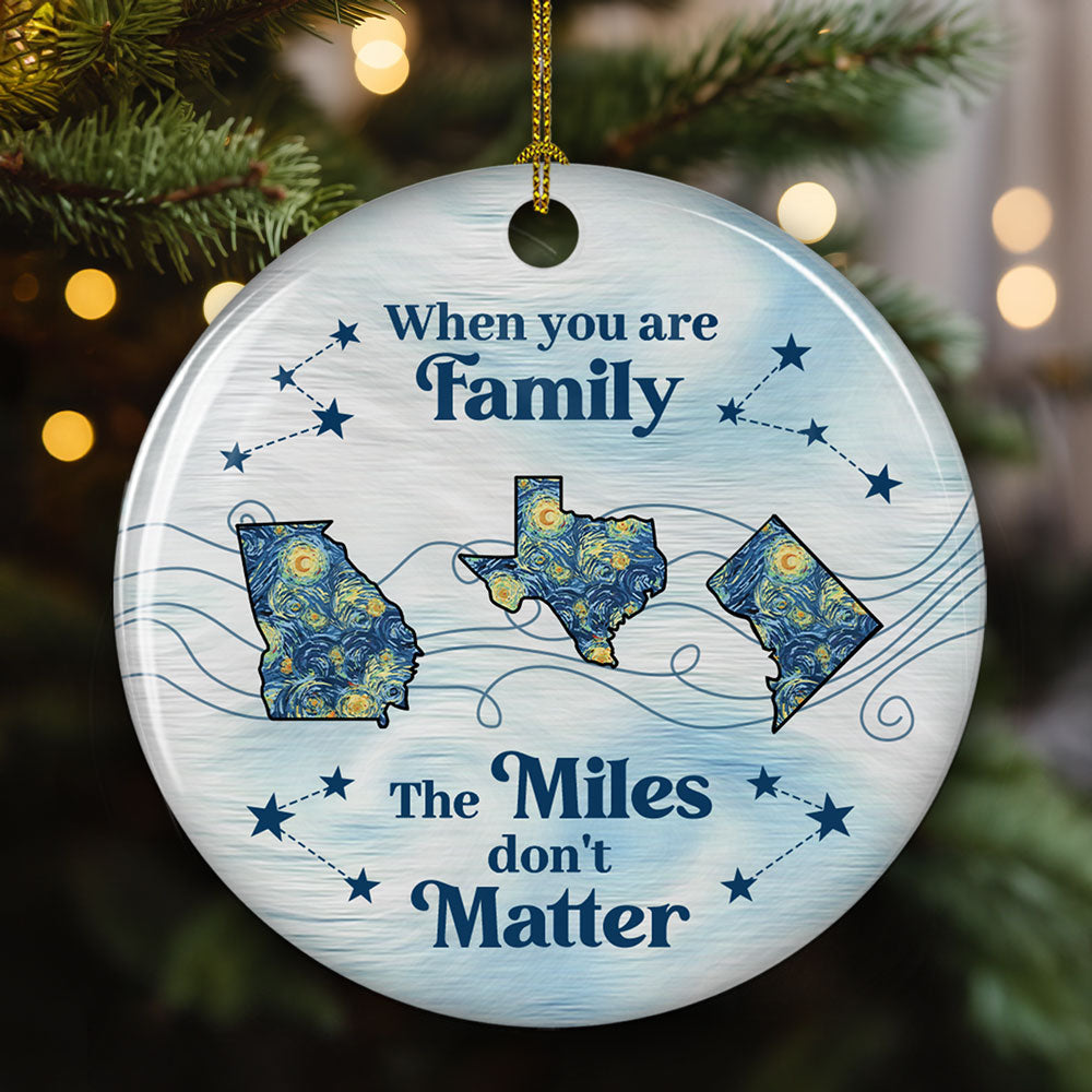 Home Is Love - Personalized Custom Ceramic Ornament