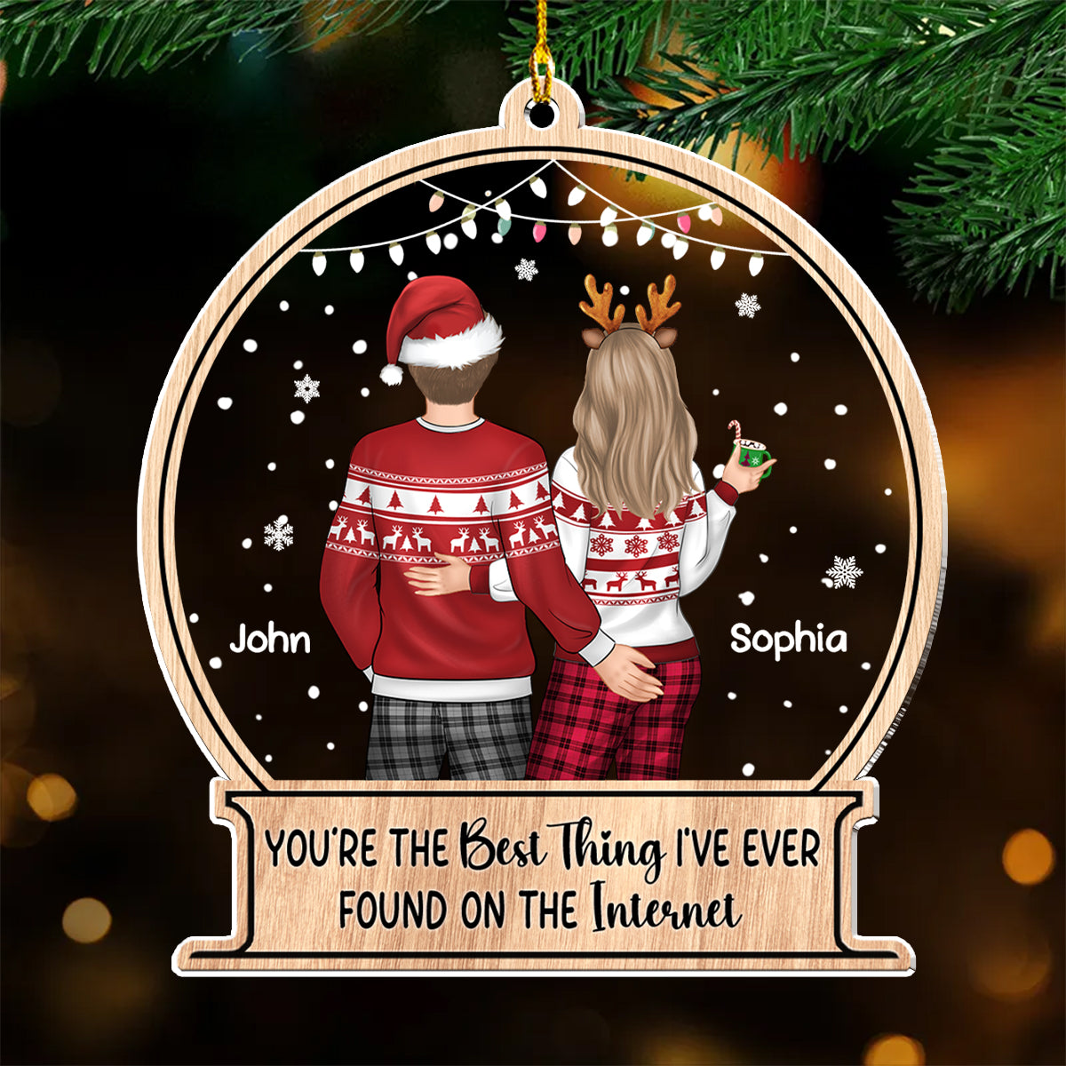You're The Best Thing On The Internet - Personalized Custom Acrylic Ornament