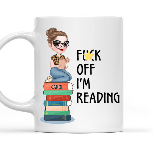 I Am Reading - Personalized Custom Coffee Mug